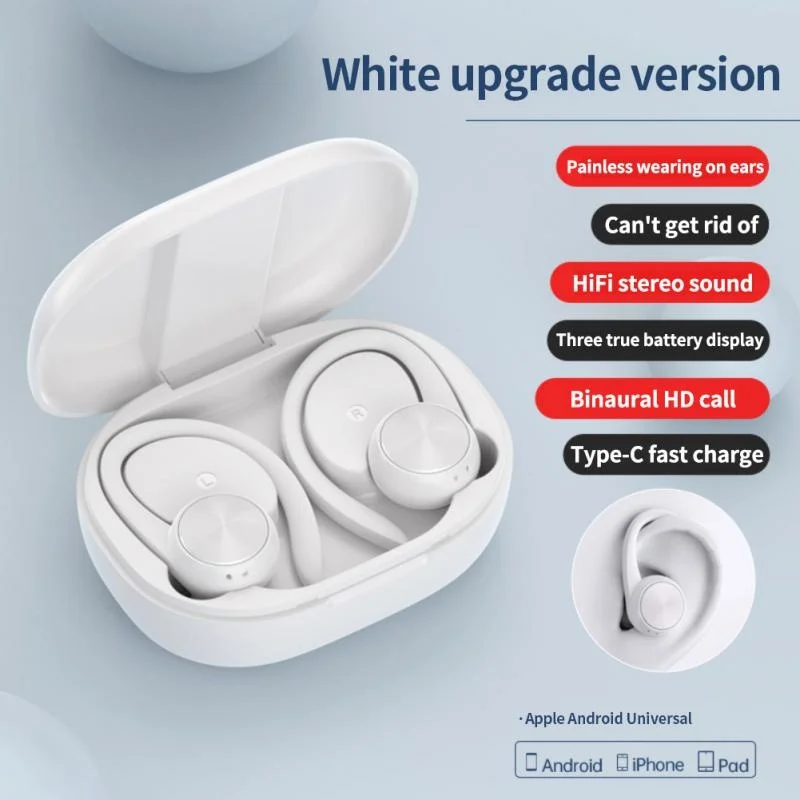 

Новинка 2023, спортивные стереонаушники Fone Bluetooth, настоящие беспроводные наушники BT, беспроводные наушники-вкладыши с микрофоном, игровая гарнитура