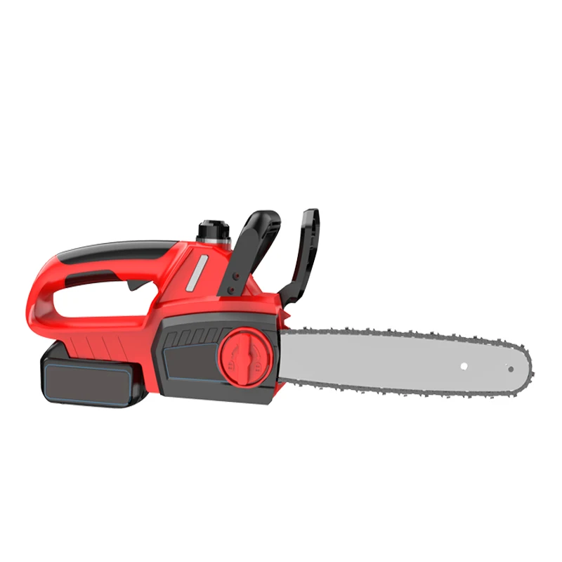 

12 Inch 21V Lithium Battery Powered Mini Cordless Electric Chainsaw with Brushless Motor 12 inch portable chainsaw wood cutter
