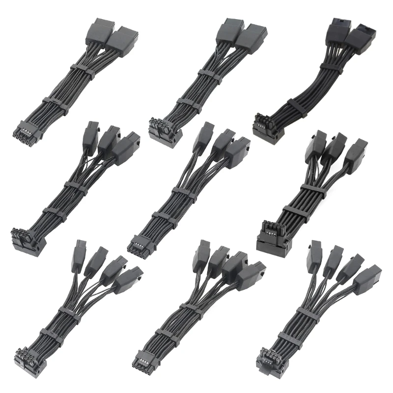 Для графического процессора RTX4090 4x8-контактный 3x8-контактный 2x8-контактный разъем
