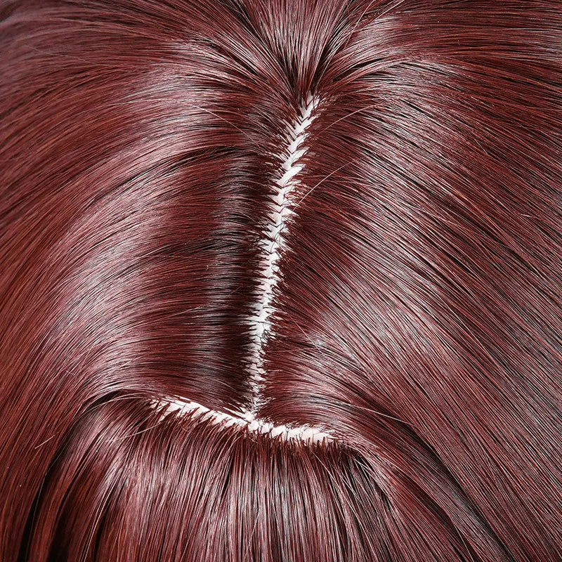 Фонарь Rite HuTao Косплей Парик 86 см Длинные хвостики Парики Термостойкие