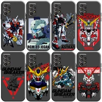 japanese anime gundam phone case for samsung galaxy a01 a02 a10 a10s a20 a22 4g 5g a31 funda silicone cover carcasa black coque