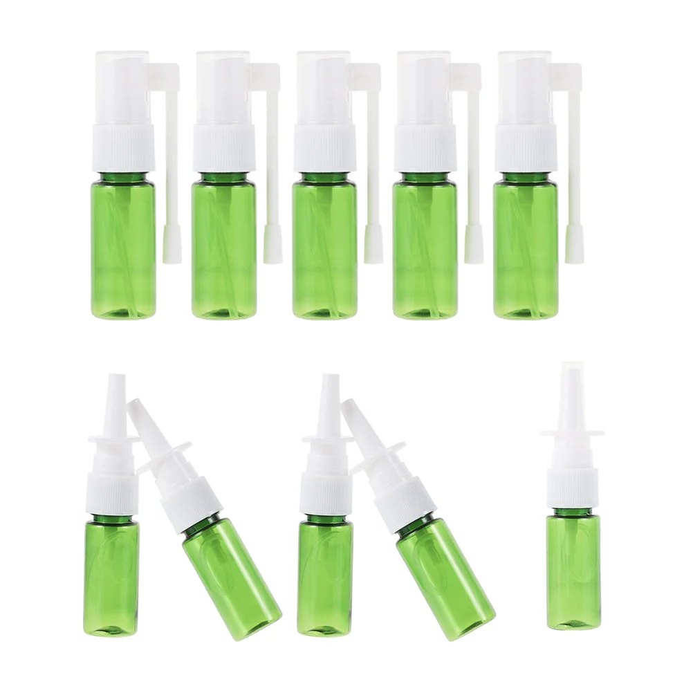 

Healifty Clear Spray Bottle 10Pcs Nasal Spray Bottle Refillable Empty Nasal Sprayer Bottles Nasal Mister Bottle Saline