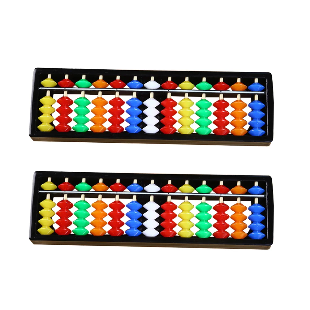 

2 Pcs Kids Counting Toy Children's Abacus Puzzle Toys Math Learning Students Arithmetic Delicate Educational Abs Kids Counting