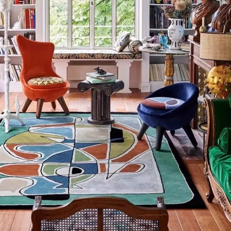 Современный элитный ковер для гостиной художественные граффити ковры спальни