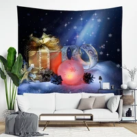 snowman christmas tapestry holiday background psychedelic witchcraft tapestries bedroom living room dorm decor wall hanging