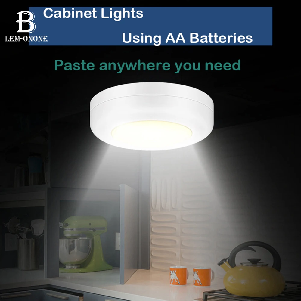

2 Colors Wardrobe Light LED Under Cabinet Light for Kitchen Remote Control Bedroom Wall Lamp Night Lights Home Decor