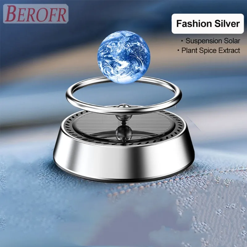 

Освежитель воздуха на солнечной энергии для автомобиля, освежитель воздуха для Галактики, планеты, земли, Марса, распылитель для ароматерапии, украшение для интерьера, парфюм, украшение