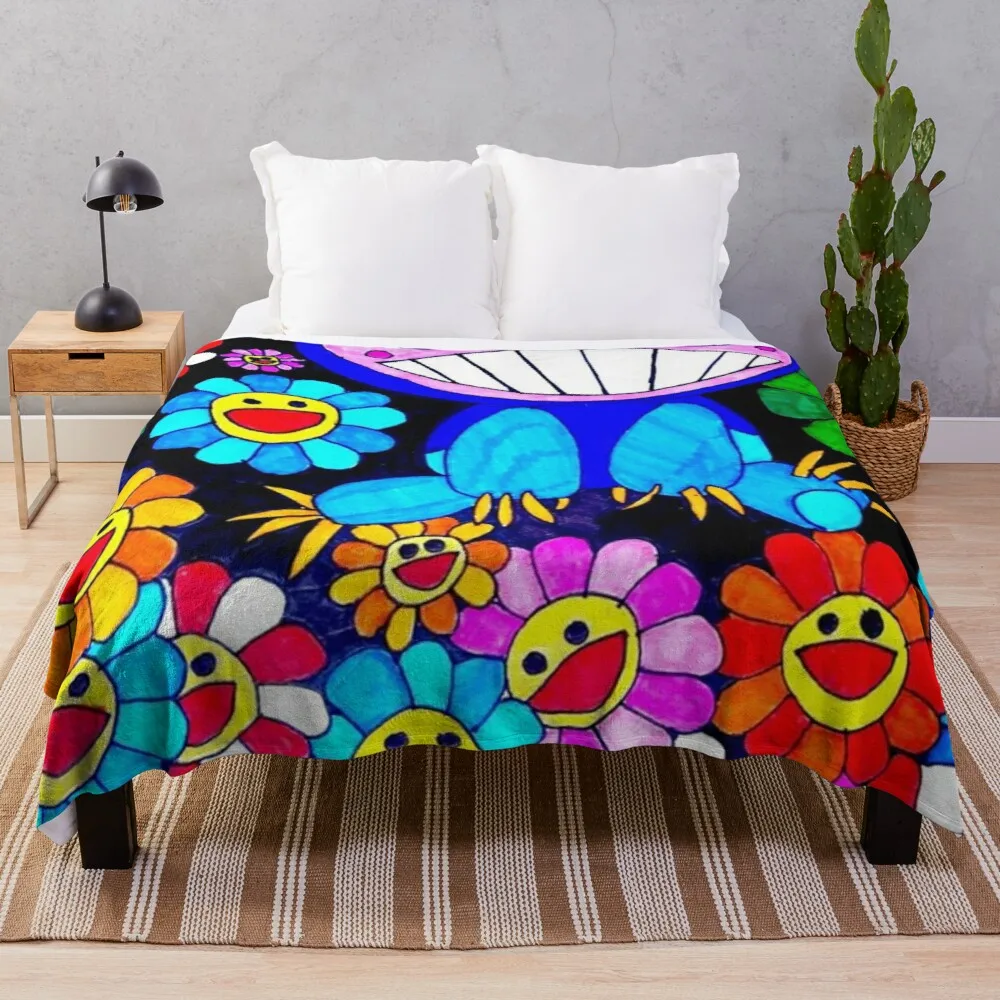 

Летнее одеяло Murakami с рисунком, летнее покрывало