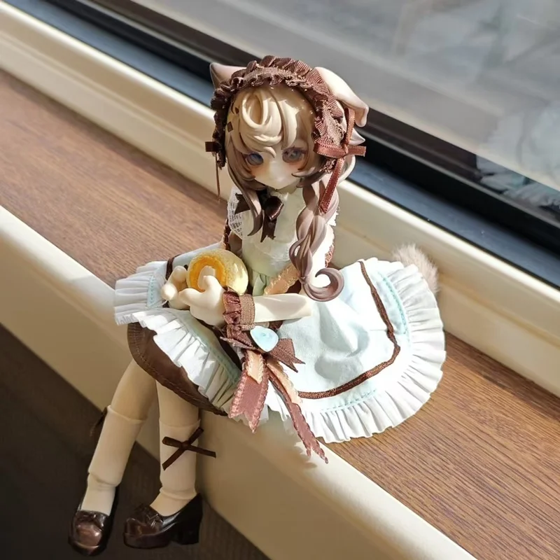 Фото Кукла BJD 1/8 серии Meow Meow Meow Power в слепой коробке, шарнирная кукла Lunar Lore, таинственная коробка-сюрприз, игрушки, кавайный декор для стола, DIY-позы №5