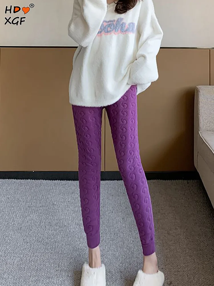 

Женские бархатные леггинсы, зимние однотонные Универсальные леггинсы с высокой талией и эластичным поясом