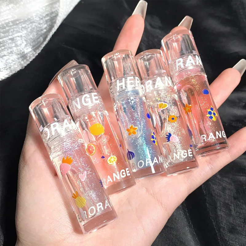 

6 Colors Moisturizing Lip Gloss, Make Your Lips More Radiant and Attractive Lip Gloss Set Crystal Jelly Moisturizing Lip Oil