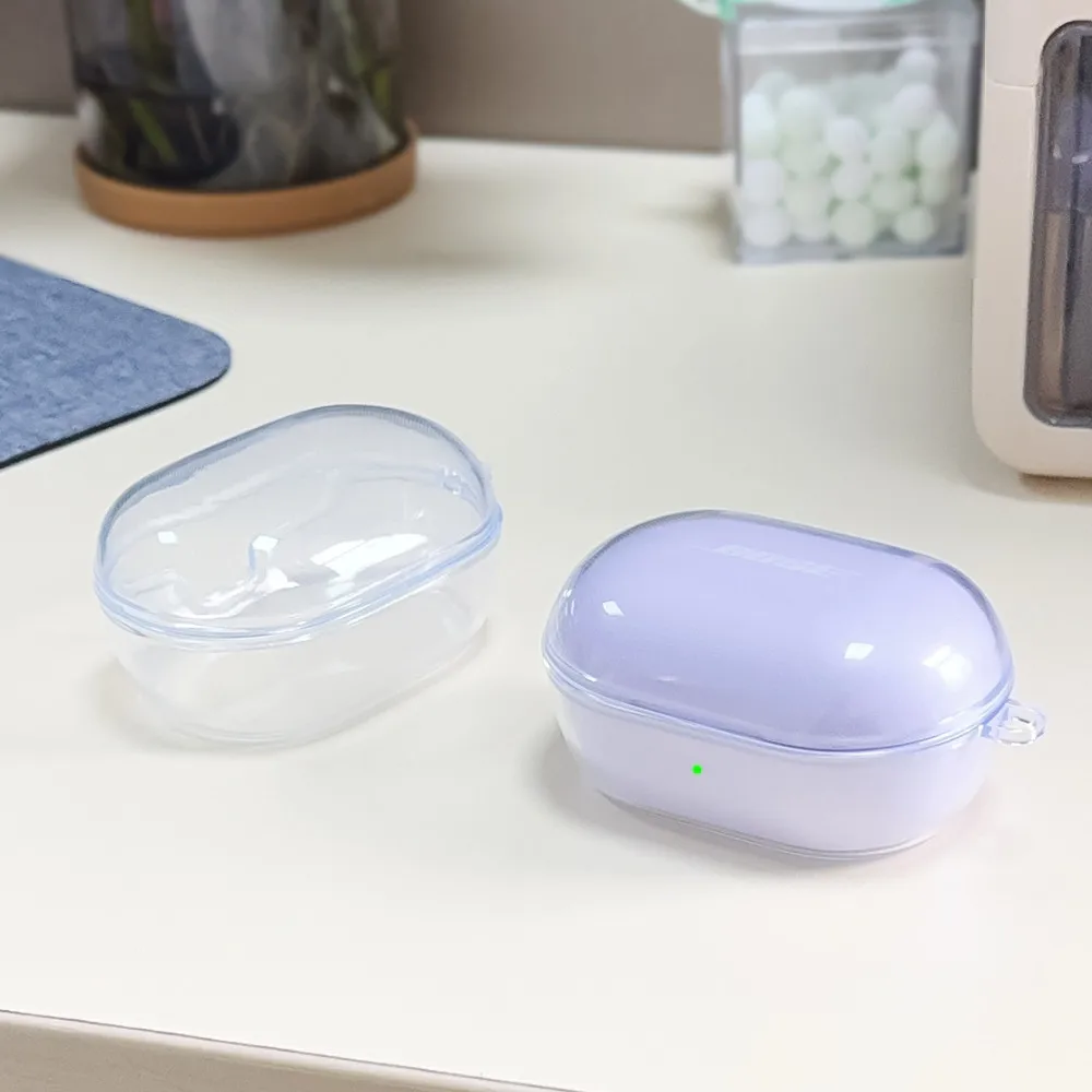 Фото Чехол для наушников Bose Quietcomfort 2024, прозрачная крышка, прозрачный чехол из ТПУ для беспроводных наушников, чехол №4