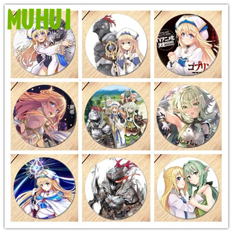 

Бесплатная доставка Аниме Goblin Slayer брошь значки для одежды рюкзак украшение детский подарок B016