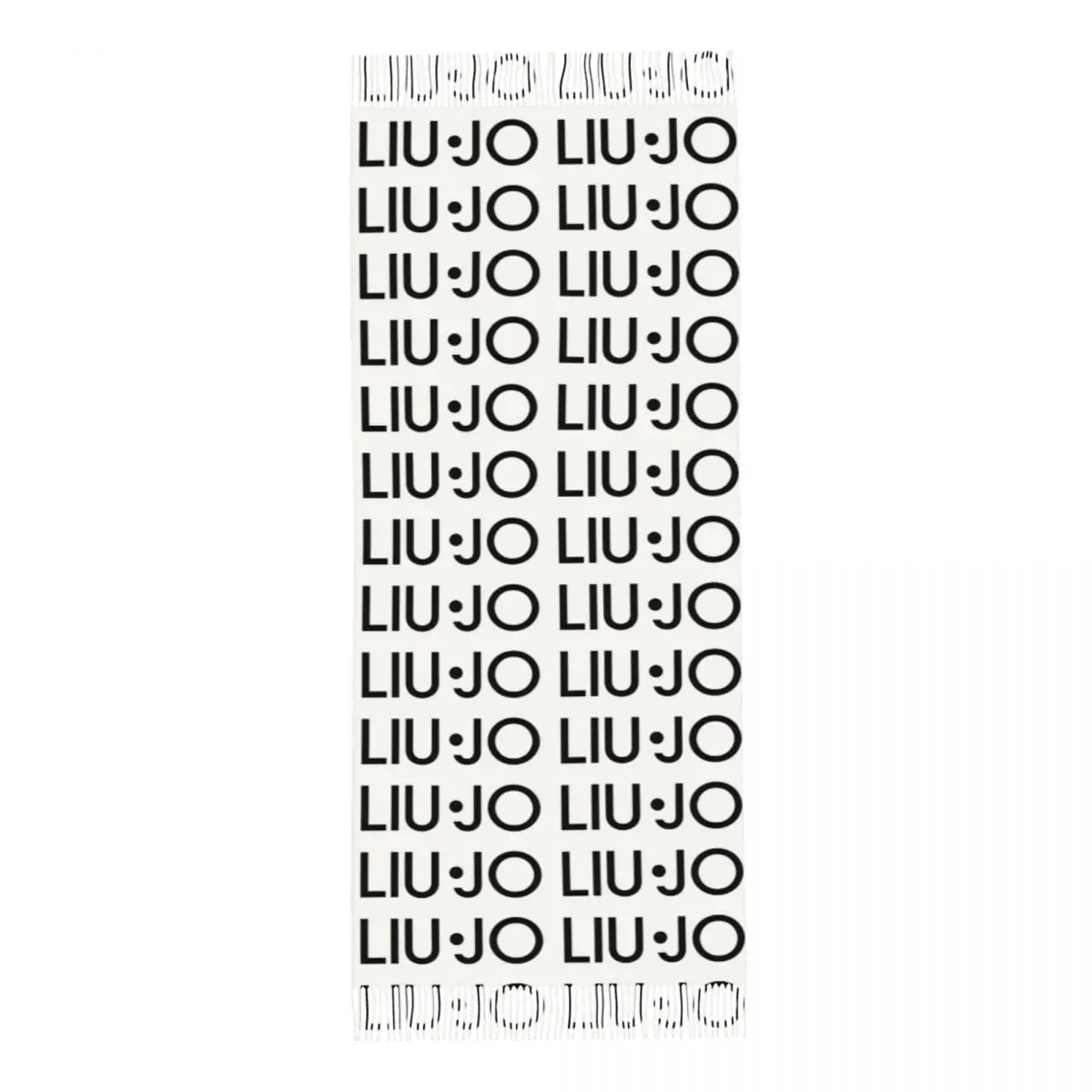 Женский шарф с кисточкой Liu Jo длинная зимняя теплая шаль кашемировый для