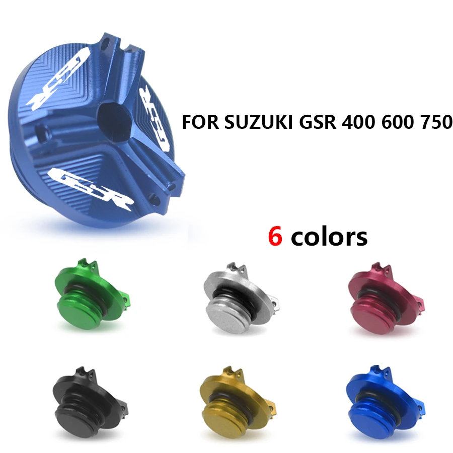 

Oil Filler Cap FOR SUZUKI GSR 400 600 750 GSR400 GSR600 GSR750 Motorcycle Accessories Engine Oil Drain Plug Sump Nut Cup Cover