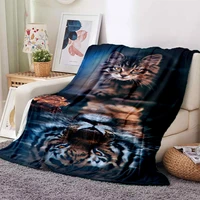 3d printed tiger blanket soft plush flannel throws blankets for sofa bed couch best gifts all season light bedroom warm decke