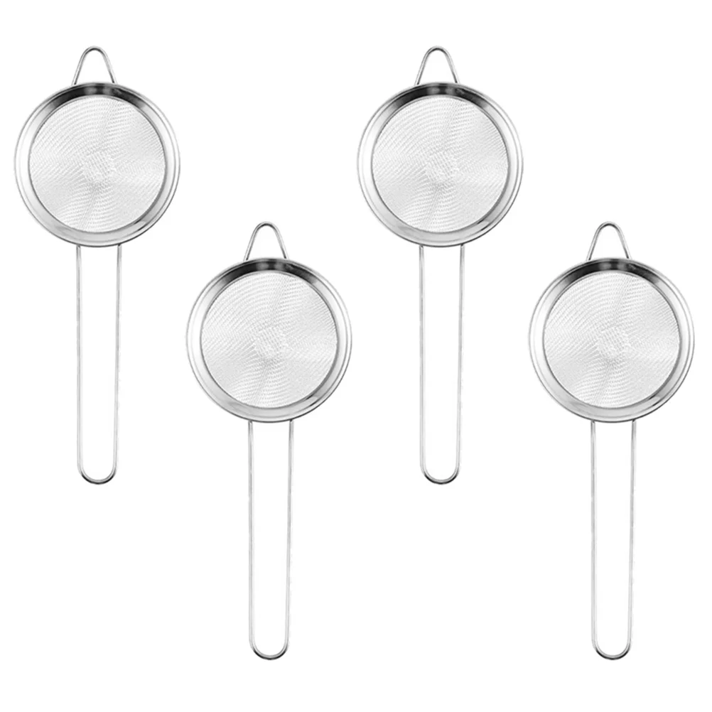 

Strainer Skimmer Mesh Sieve Colander Fine Kitchen Cocktail Strainers Sifter Soup Sifters Hot Pot Flour Filter Conical Cooking