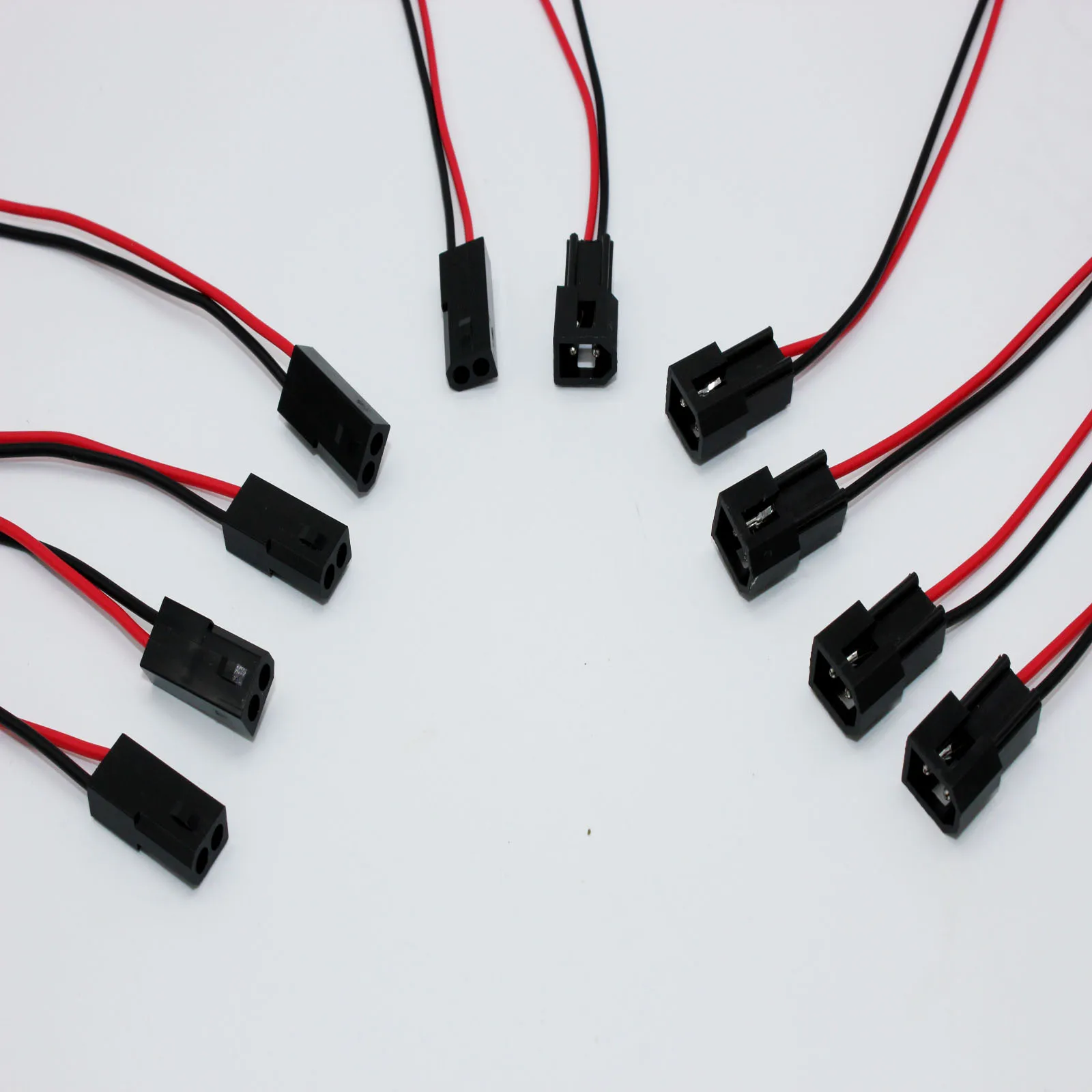 10 шт. 165 мм медный провод 2-контактный разъем JST штекер + гнездо соединительный