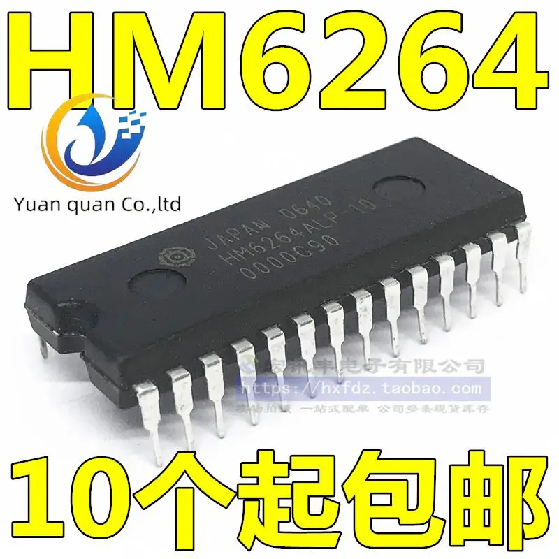 

30pcs original new HM6264ALP-10 HM6264ALP-12 HM6264BLP-15 DIP-28