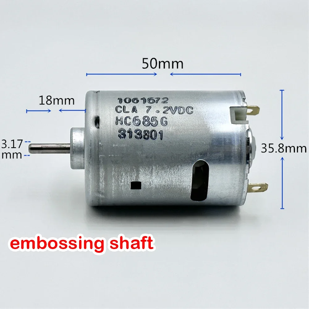 JOHNSON 545 Двигатель постоянного тока 3 7 В-7 4 В 23500 об/мин Высокоскоростной двигатель с