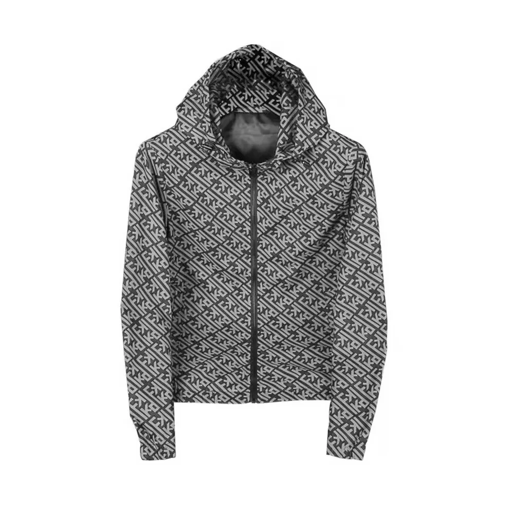 

Серая куртка с принтом на молнии NIGO # nigo5773