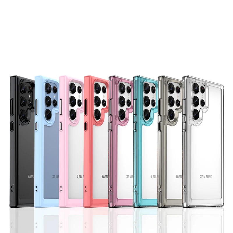 

For Cover Samsung Galaxy S22 Ultra Case Samsung S22 Ultra Capas Clear Transparent Colour For Fundas Samsung S22 Plus Ultra Cover