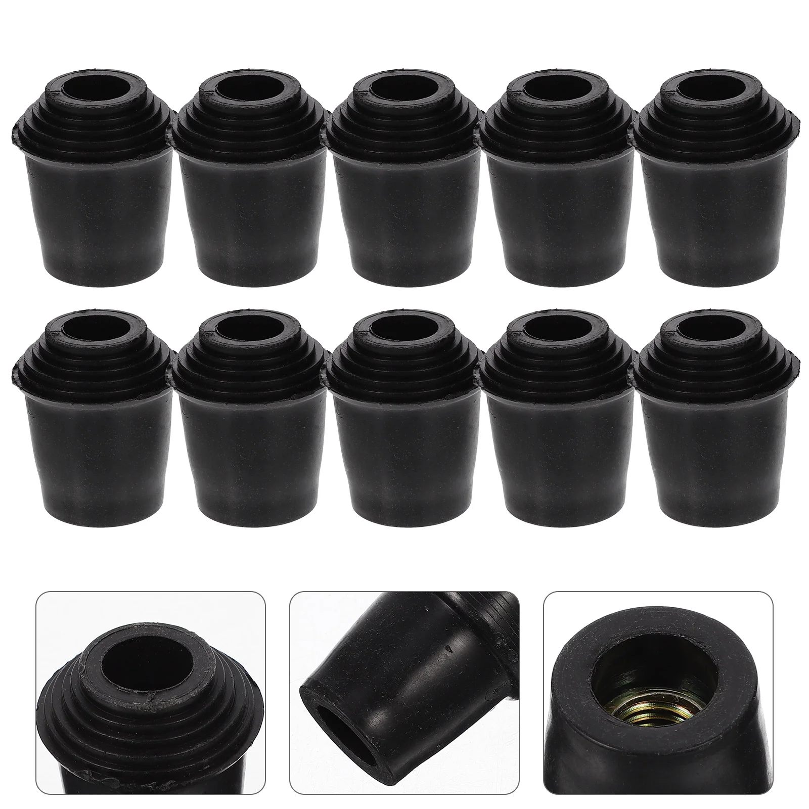 

10pcs Practical Drum Sleeve Replaceable Drum Set Support Cushion Rubber Sleeve