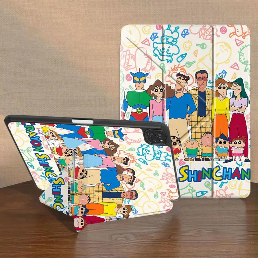Фото Чехол-держатель для планшета Crayon Shin Chan Cute Holder Cover для iPad Mini 6 7 Air 4 5 M3 M2 1 2 M4 11 дюймов Pro 11th 10th 9th 8th 7th 12.9 дюймов №3