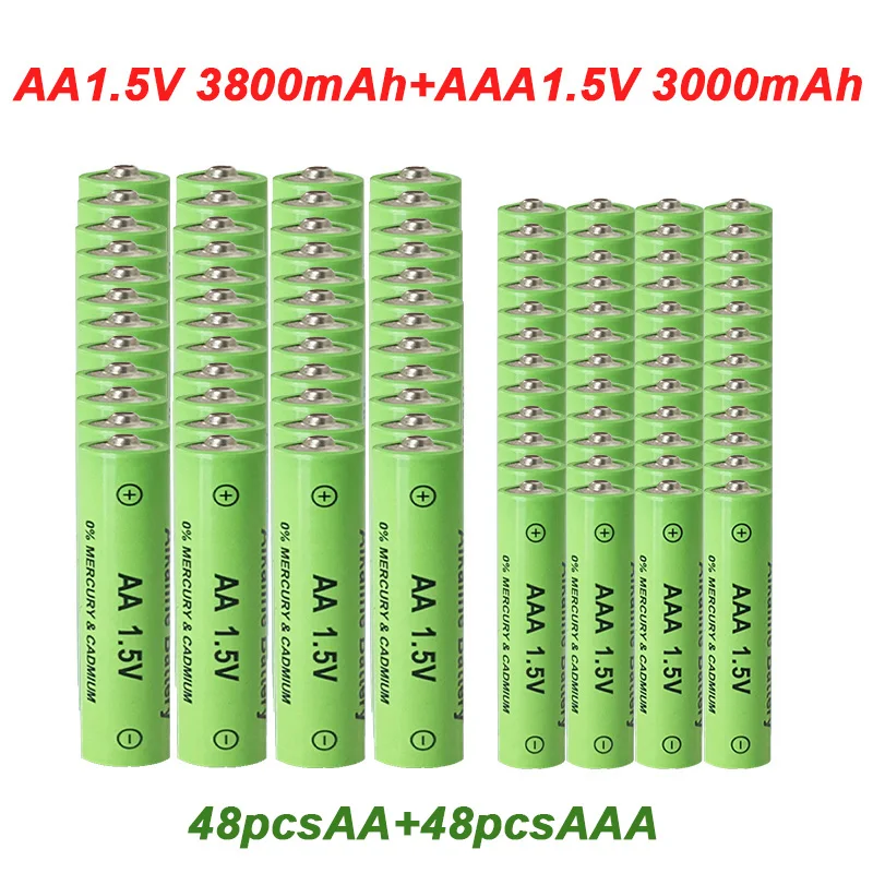 

Щелочная никель-металлогидридная аккумуляторная батарея AA + AAA, 1,5 в, 8800 мАч