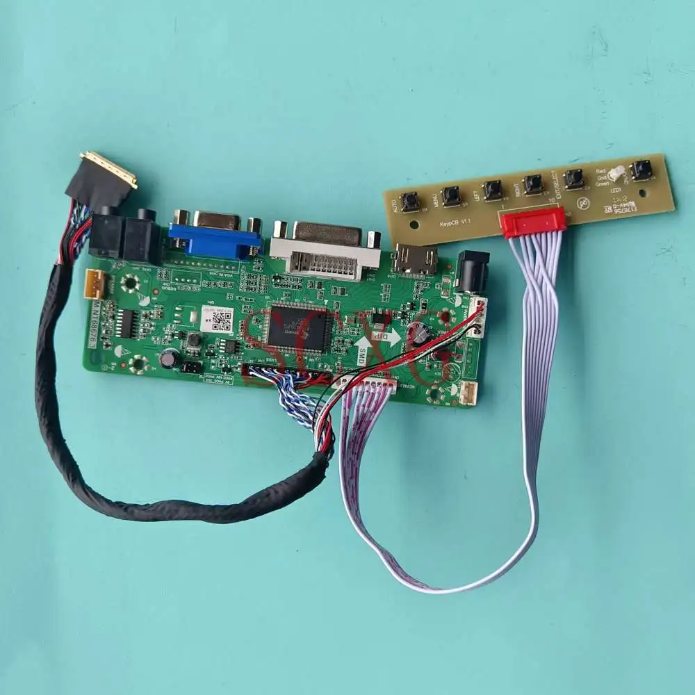 

DIY Kit Fit N140BGE-L23 HDMI-Compatible DVI VGA 1366*768 Notebook Panel 60Hz 14" LVDS 40 Pin Display LCD Controller Board
