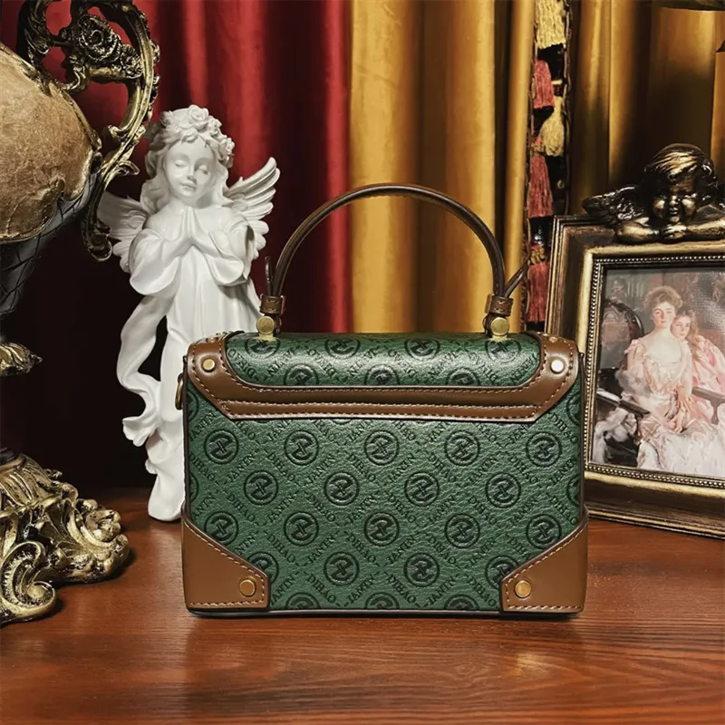 Luxury brand Wizard of Oz retro box bag women's bag 2023 new high-end luxury one-shoulder cross-body crossbody bags for