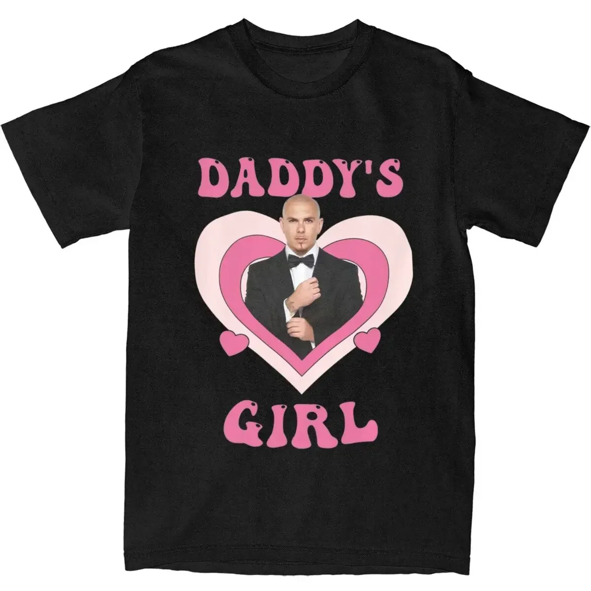 Футболка Daddys Girl Pitbull Mr Worldwide летняя футболка с розовым сердечком из чистого хлопка