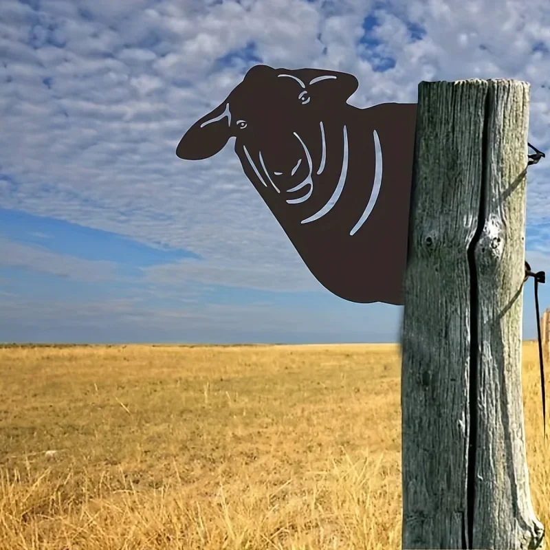 Металлическое железное ограждение для двора животное Декор овца поделки