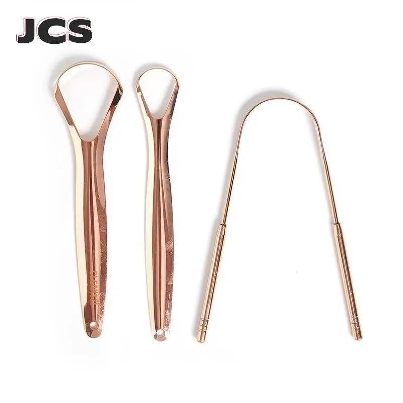 

Скребок для языка многоразовый из нержавеющей стали, 3 шт./набор