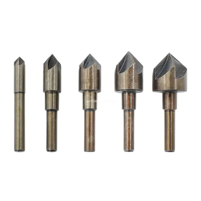

Countersink Drill Bit Set for wood Aluminum 82 Degree 1/4"/3/8"/1/2"/5/8"/3/4" Dropship