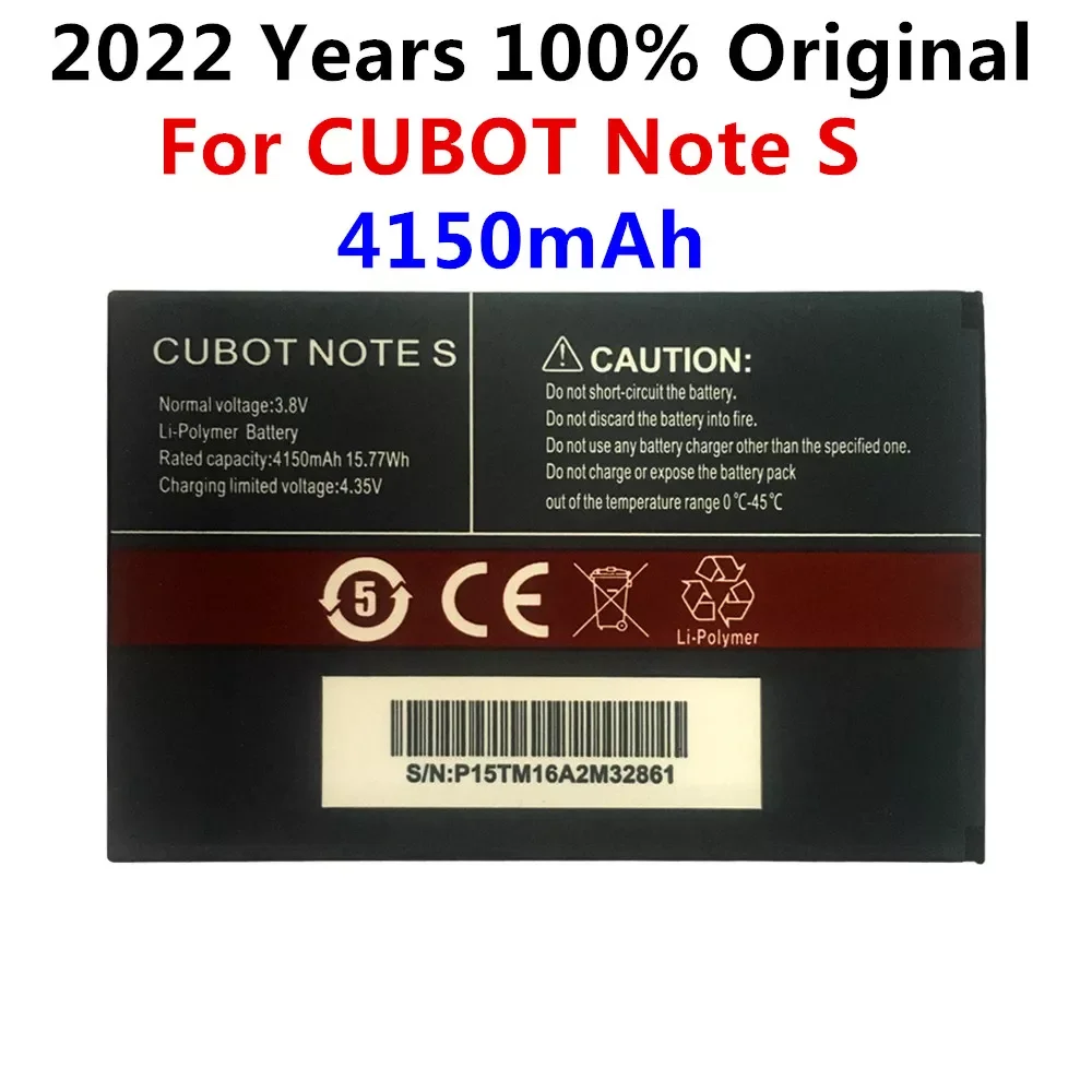 

100% New Original CUBOT Note S Battery 4150mAh Replacement backup battery For CUBOT Note S Cell Phone