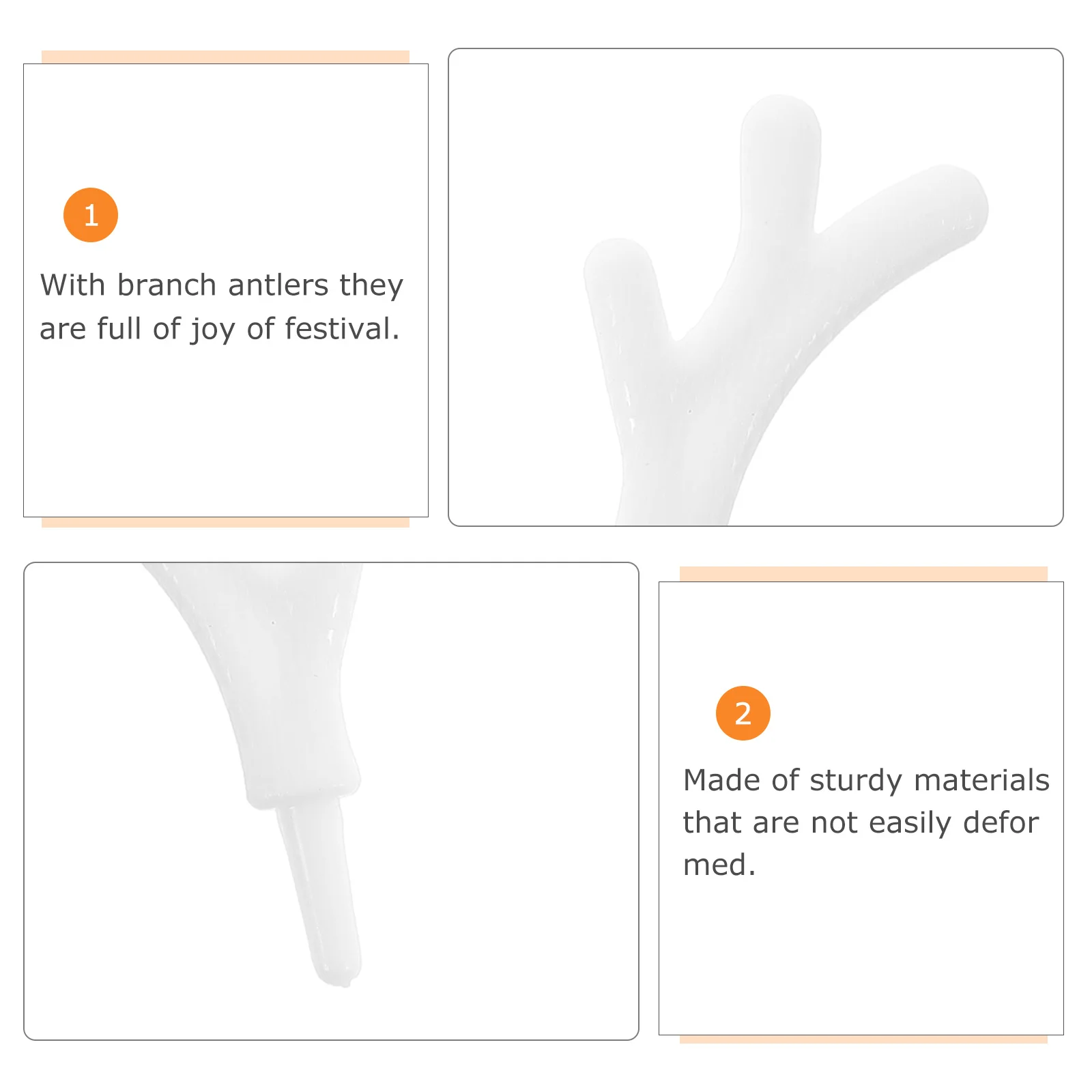 100 шт. настольные елочные огни лайтбокс ветка рога ремесло DIY аксессуары Декор