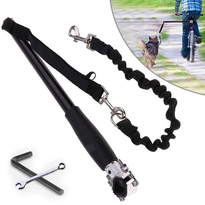 

Bike Dog Leash Dog Bicycle Exerciser Leash for Exercising Training Jogging Cycling Easy Installation Removal Hand Free