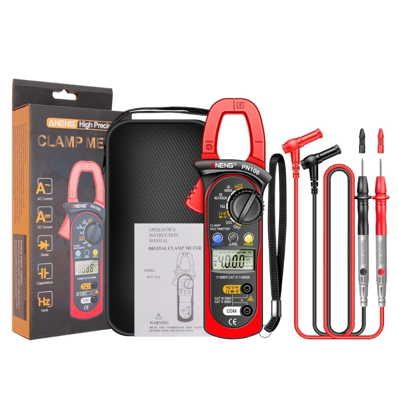 

Clamp Meter Digital Multimeter Ammeter Tester Current Circuit Detectors