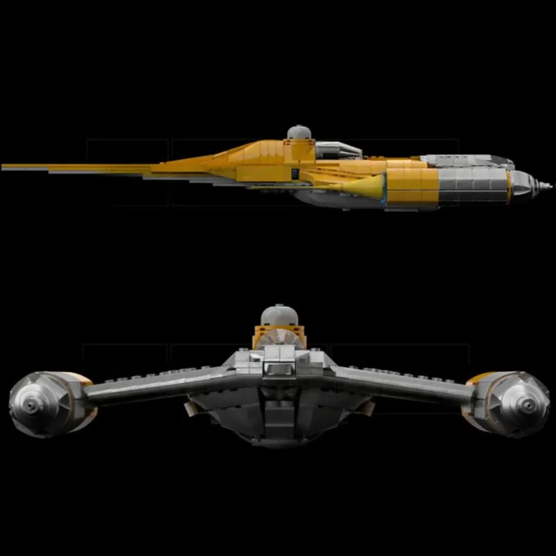 Фото Набор для сборки модели космического истребителя N1 Starfighter N (1170 деталей) MOC UCS, коллекционная серия, научно-фантастическая модель, конструктор, игрушка, подарок №4