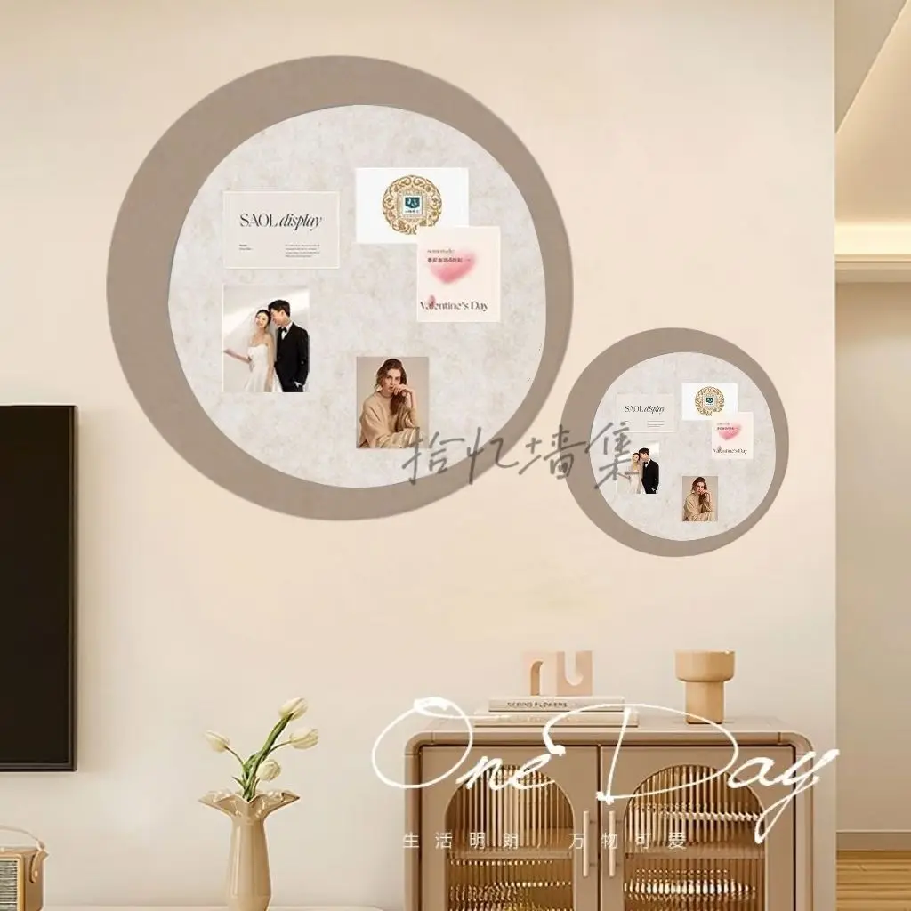 Уникальное украшение стены фетровые наклейки макет гостиной фотофон доска