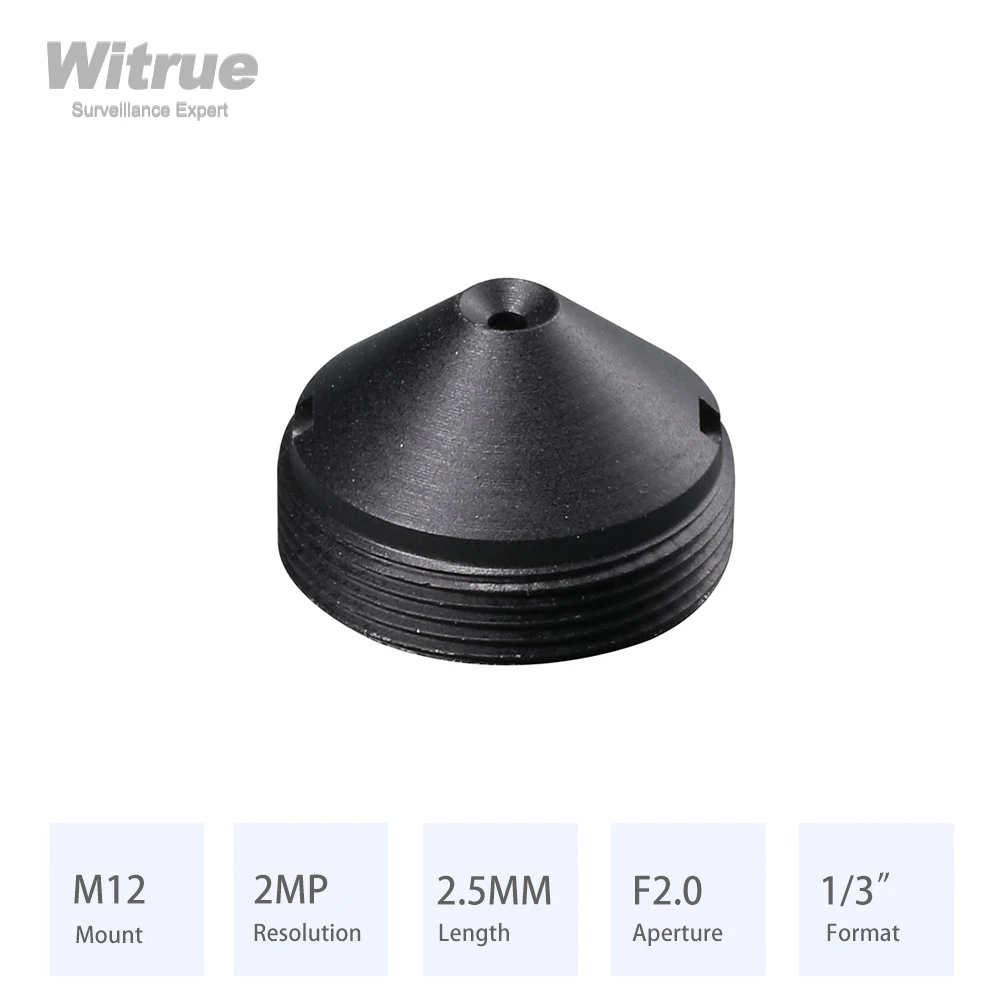

Объектив Witrue 2,5 мм для видеонаблюдения