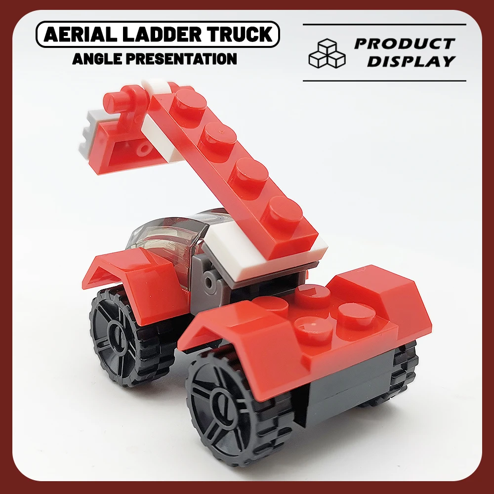 Воздушная Лестница Грузовик Набор Строительных Блоков Креативные