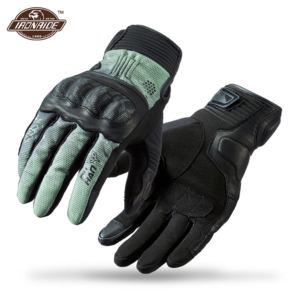 

Мотоциклетные Перчатки, дышащие летние мотоциклетные перчатки с закрытыми пальцами для сенсорных экранов, Защитные женские велосипедные п...