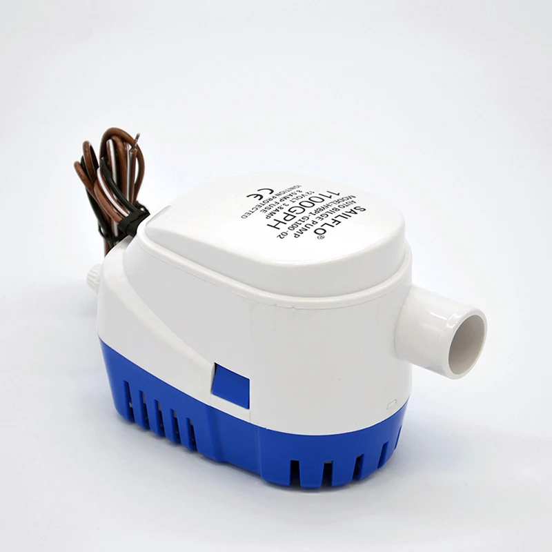 

Marine full-automatic bilge pump 12V/24V 1100GPH small pump DC Submersible pump