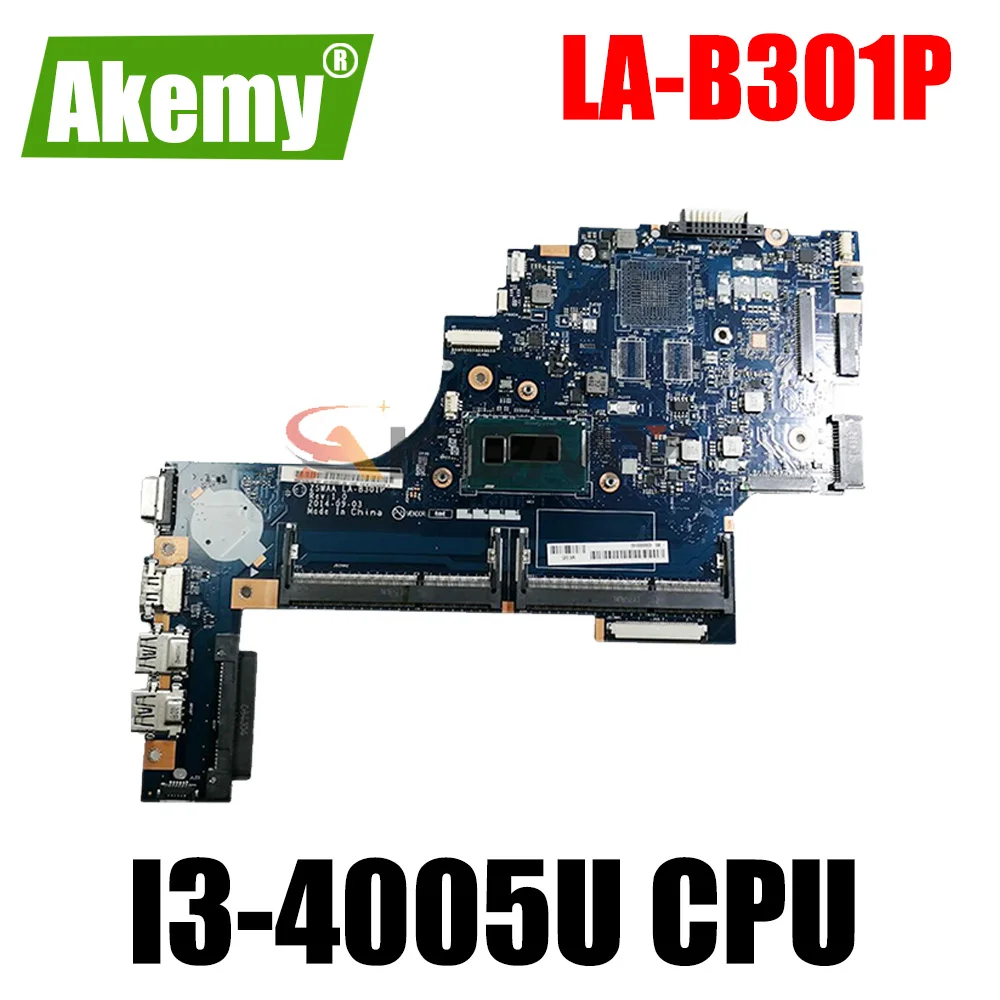 

Akemy K000889110 ZSWAA LA-B301P For TOSHIBA Satellite C55-B5202 C55-B C55T-B Laptop Motherboard SR1EK I3-4005U 1.7Ghz