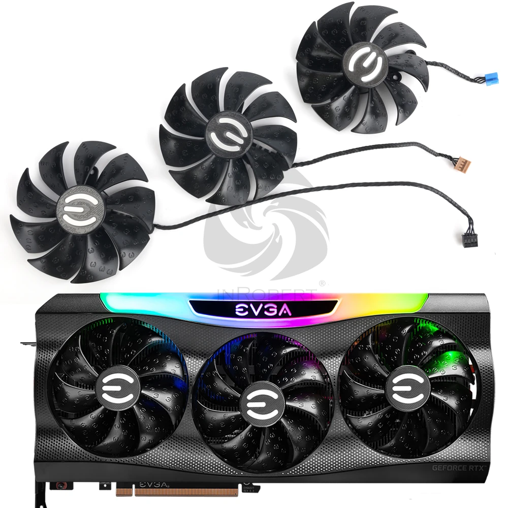 

New 87MM PLD09220S12H 12V 0.55A 4Pin Graphics Card Fan For EVGA RTX 3070 3080 Ti 3090 FTW3 ULTRA GAMING GPU Cooler