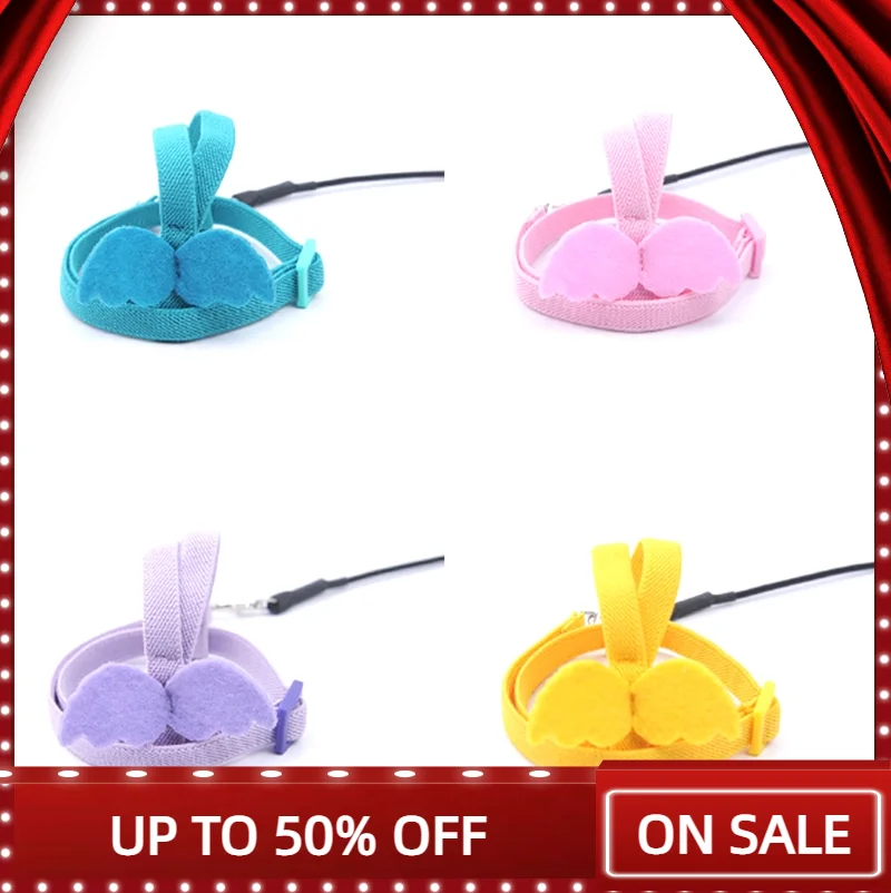 

Bird Harness Leash Adjustable Nylon Flying Rope for Small Birds Finch Canary