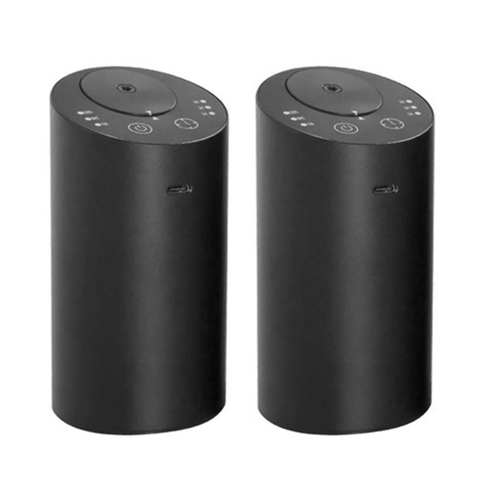 

2X Essential Oil Diffuser Car Air Freshener Aroma Waterless USB Auto Aromatherapy Nebulizer Rechargeable for Home Yoga B