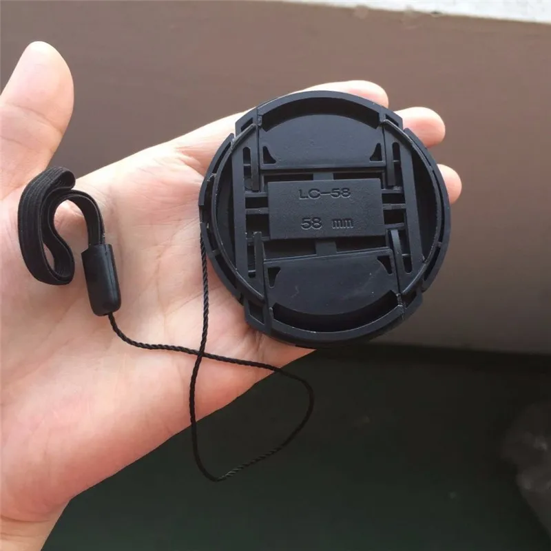 1pc 58mm Dia. Lens Cap Cover For Canon 18-55 Camera 100D 700D 750D 500D 600D |